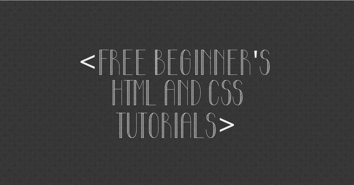 Free HTML and CSS Tutorials Online - Learn Coding From the Free Tutorial Centre